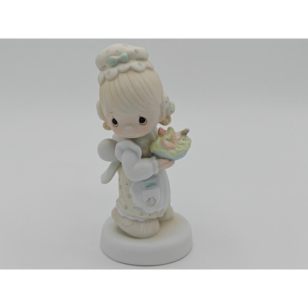 Precious Moments E 7157‎ There Is Joy In Serving Jesus Enesco Figurine 1981